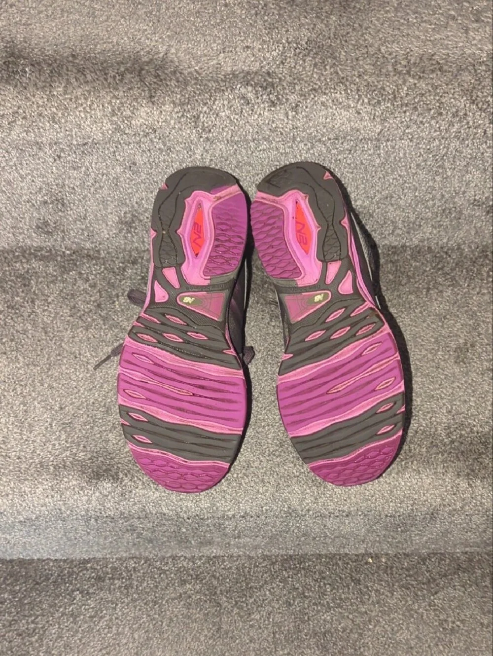New Balance Women's Black and Purple Athletic Running Shoes